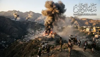 غارات مكثفة تدك مواقع الحوثيين في تعز.. واشتباكات عنيفة على عدة جبهات