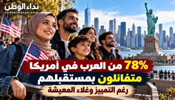رغم التمييز وغلاء المعيشة.. 78% من العرب في أمريكا متفائلون بمستقبلهم