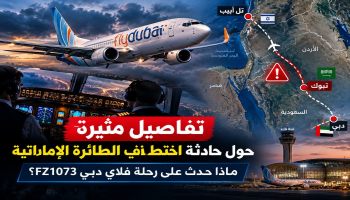 تفاصيل مثيرة حول حادثة اختطاف الطائرة الإماراتية المشتبه بها.. ماذا حدث على رحلة فلاي دبي إلى تل أبيب؟