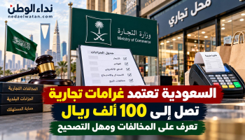 السعودية تعتمد غرامات تجارية تصل إلى 100 ألف ريال.. تعرف على المخالفات ومهل التصحيح