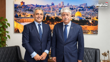 مجدلاني يبحث مع السفير المصري إنهاء الانقسام الفلسطيني ويدعو إلى نتائج ملموسة للحوار الوطني