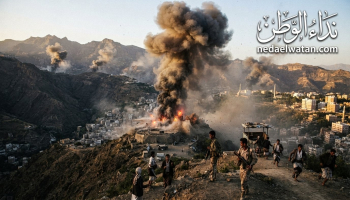 غارات مكثفة تدك مواقع الحوثيين في تعز.. واشتباكات عنيفة على عدة جبهات