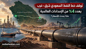 توقف خط النفط السعودي شرق–غرب يهدد 4% من الإمدادات العالمية.. ماذا يحدث للأسعار؟