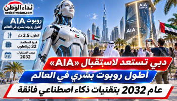 دبي تستعد لاستقبال «AIA» عام 2032.. ما حقيقة أطول روبوت بشري في العالم بارتفاع 3.5 أمتار؟