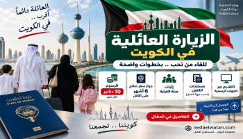 تريد زيارة أسرتك في الكويت؟ 10 دنانير لكل شهر وهذه المستندات وطريقة التقديم