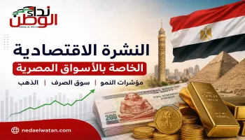 النشرة الاقتصادية الخاصة بالأسواق المصرية: مؤشرات النمو وسوق الصرف والذهب | نداء الوطن