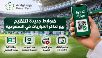 السعودية تنظّم بيع تذاكر المباريات.. ربط التذاكر بهوية المشتري وضوابط لإعادة البيع والاسترداد