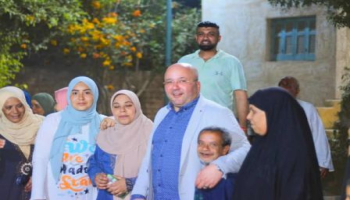 قافلة طبية مجانية لحزب حماة الوطن بقرية شباس الملح بكفرالشيخ