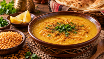 طريقة عمل شوربة العدس الأصفر المصرية بالشعرية.. أسرار القوام الكريمي والطعم مثل المطاعم