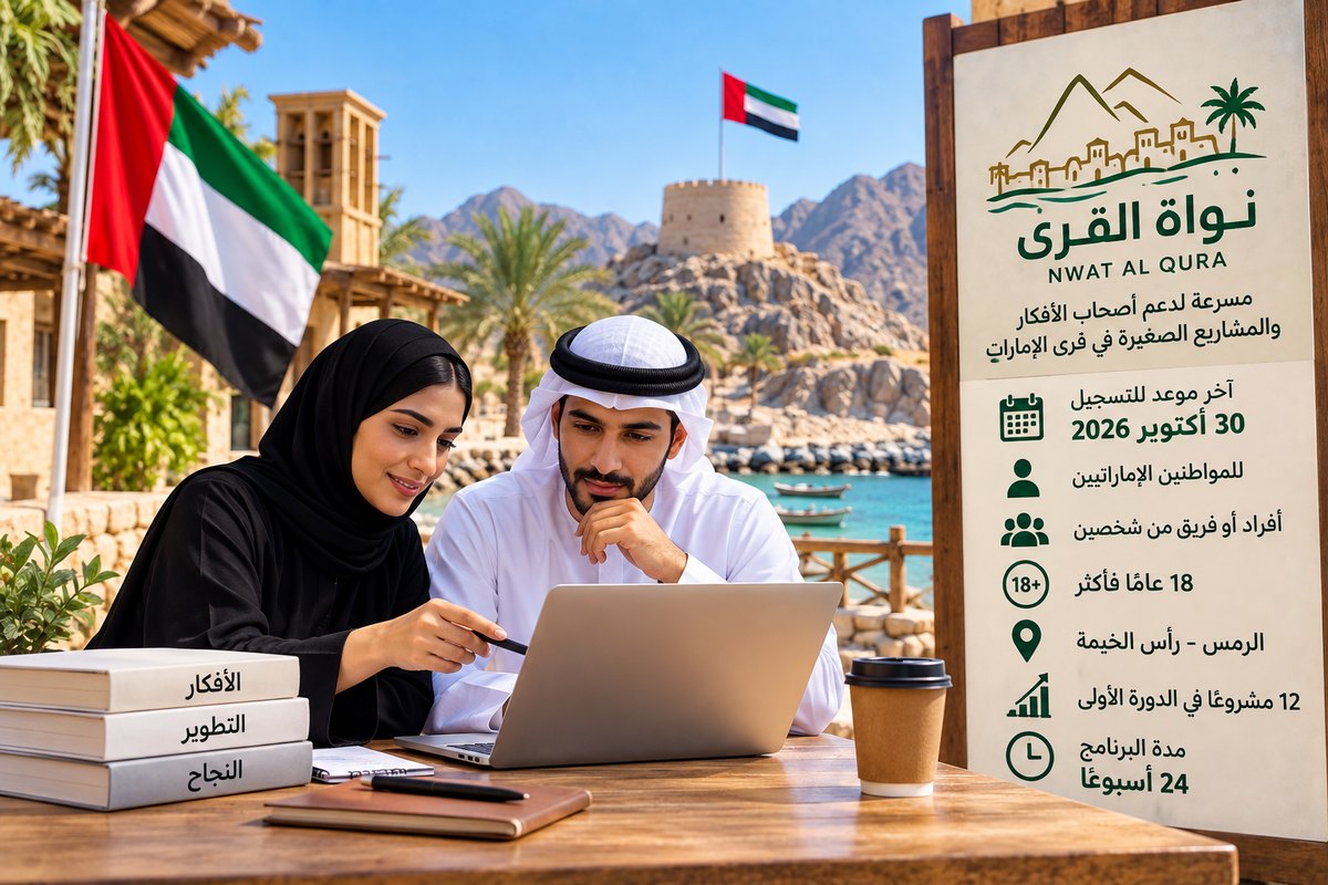 12 مشروعًا فقط.. الإمارات تفتح التسجيل لأصحاب الأفكار والمشاريع الصغيرة حتى 30 أكتوبر