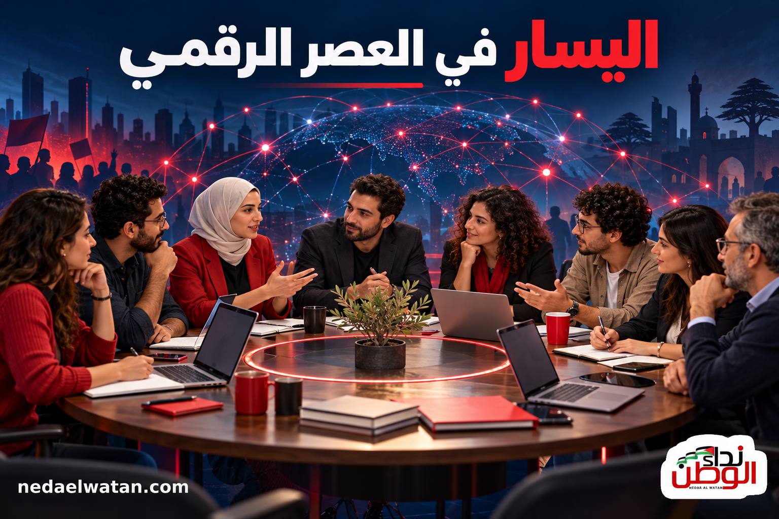 التجديد التنظيمي لليسار في العصر الرقمي: نحو ديمقراطية داخلية وقيادة جماعية