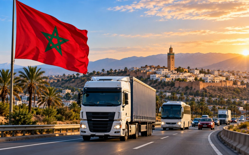 مبالغ أعلى وصرف يبدأ هذا الأسبوع.. المغرب يرفع دعم مهنيي النقل والتسجيل ما زال مفتوحًا