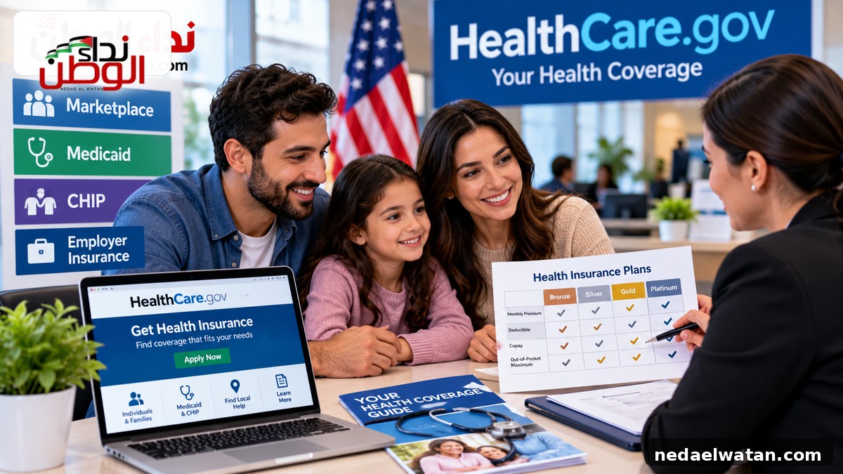 التأمين الصحي في أمريكا للمهاجرين: Marketplace وMedicaid وCHIP وطريقة التقديم