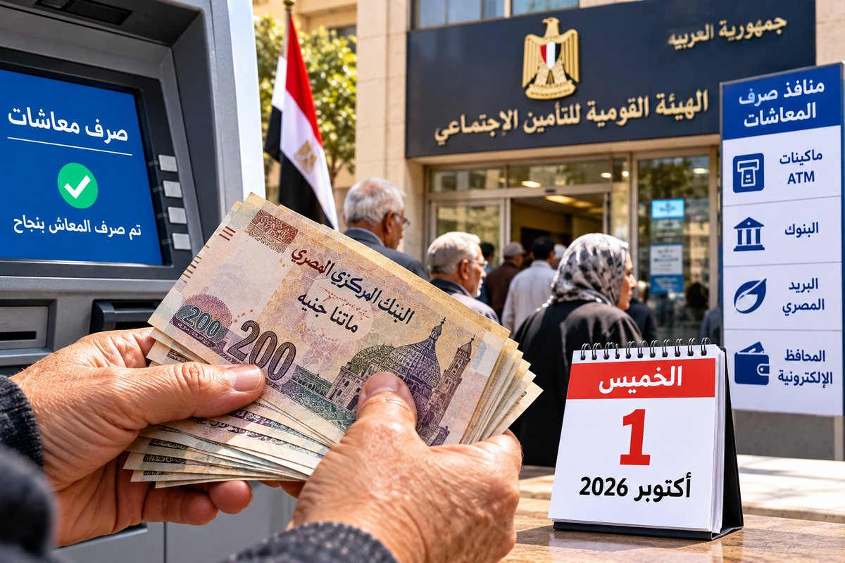 11.5 مليون مصري يبدأون صرف معاشات أكتوبر اليوم.. وهذه قيمة الزيادة وطريقة الاستعلام
