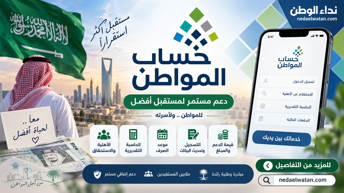 متى ينزل حساب المواطن؟ موعد الدفعة الجديدة وكيف تعرف الأهلية وقيمة الدعم
