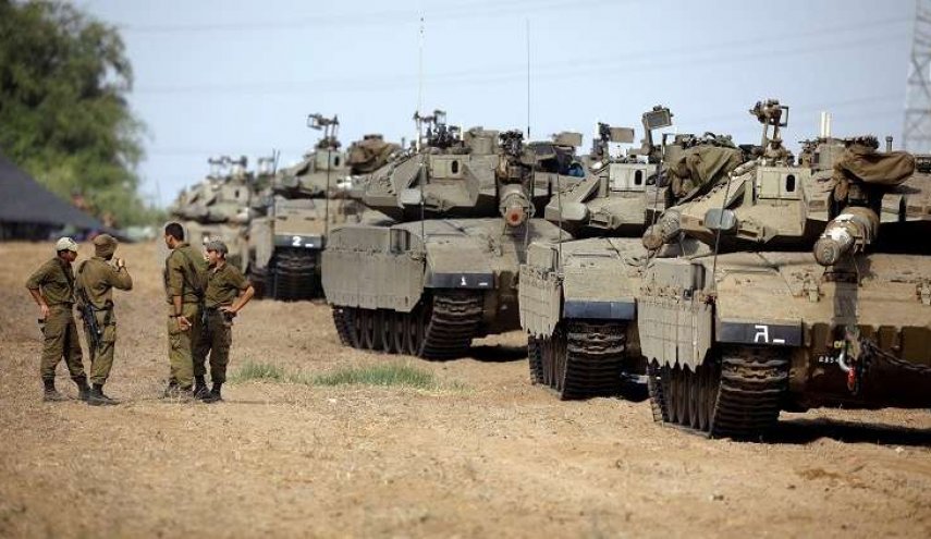 Israel occupation tank