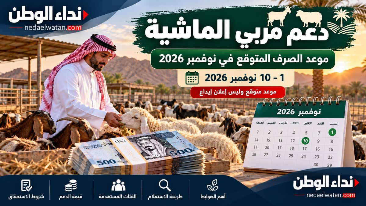 موعد صرف دعم مربي الماشية نوفمبر 2026.. قيمة الإعانة لكل رأس وطريقة الاستعلام