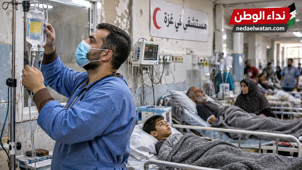 مركز حقوقي يحذر من تفاقم أزمة مستشفيات غزة ونقص المعدات الطبية