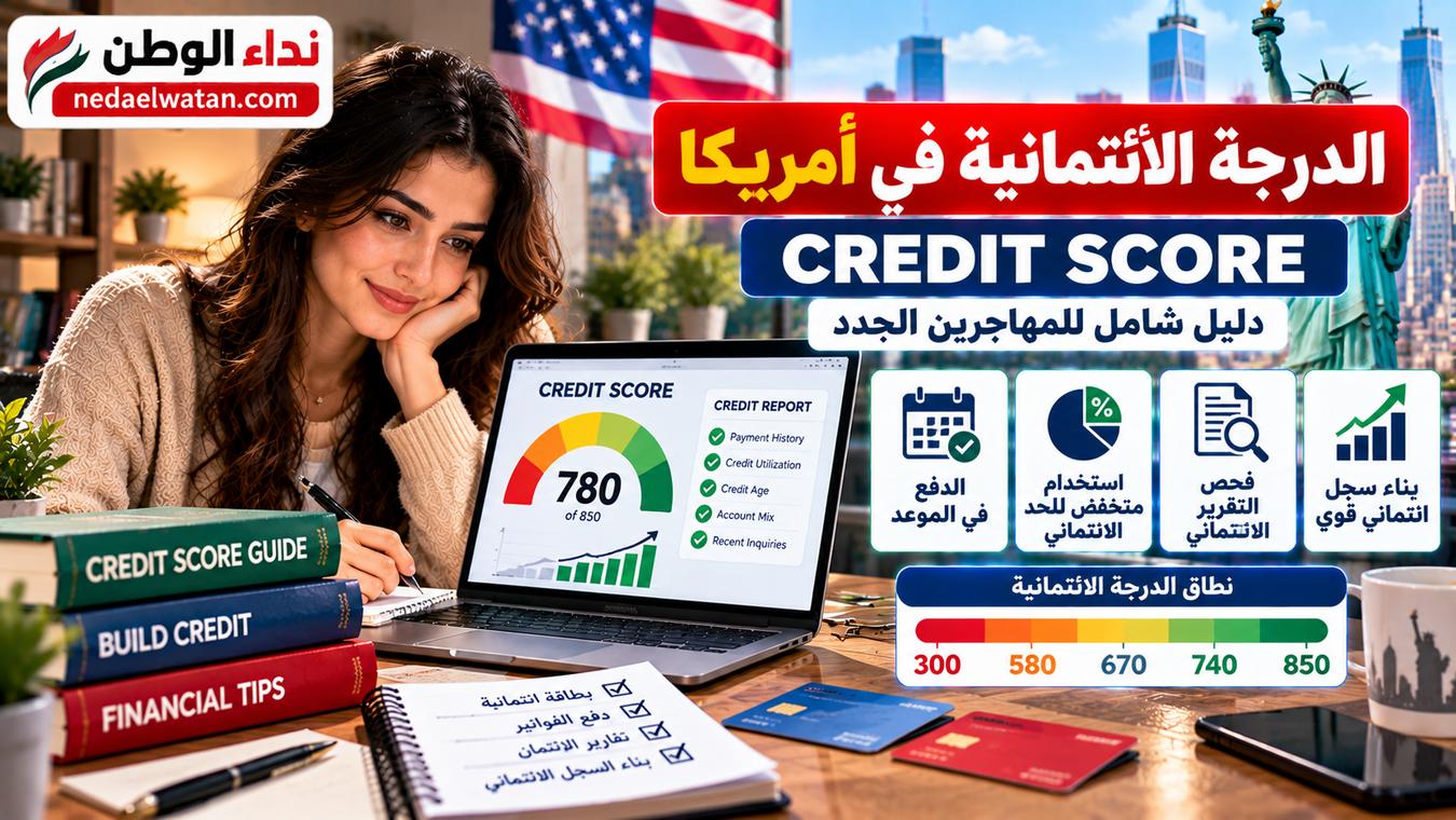 الدرجة الائتمانية في أمريكا Credit Score: كيف تبني سجلًا قويًا من الصفر؟