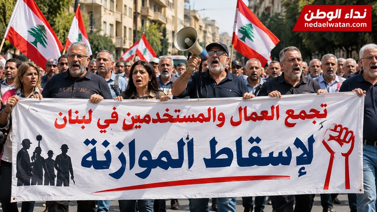 تجمع العمال في لبنان يدعو للنزول إلى الشارع لإسقاط الموازنة الجديدة