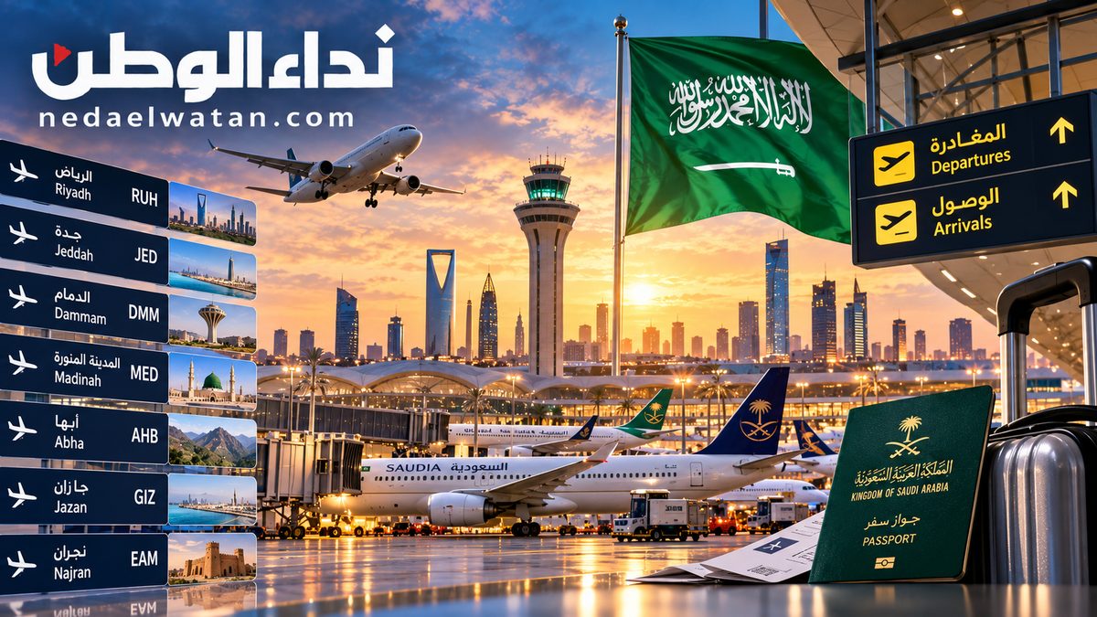 حركة المطارات السعودية والرحلات الجوية: دليل الوصول والمغادرة وحالة الرحلات