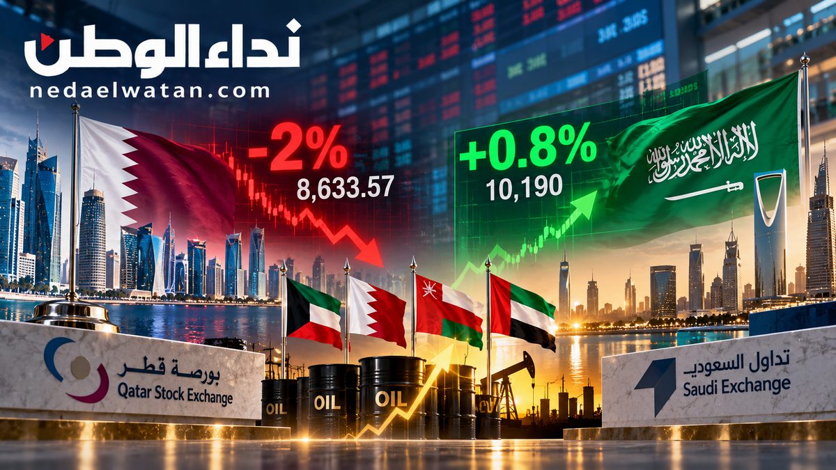 بورصة قطر تهبط 2% إلى أدنى مستوى منذ 2020 والسوق السعودية ترتفع بدعم أرامكو