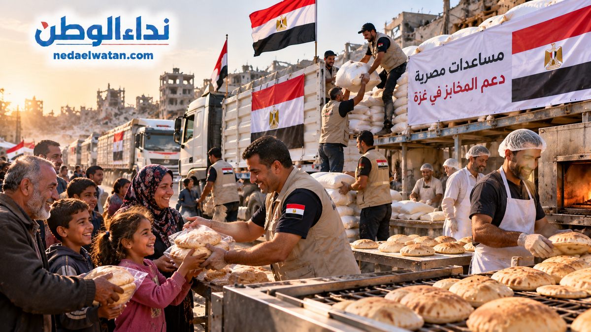 انفراجة مرتقبة في أزمة خبز غزة.. اللجنة المصرية تبدأ تسيير شاحنات الطحين لدعم المخابز
