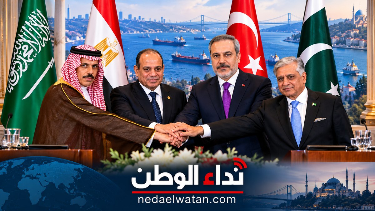 السعودية ومصر وتركيا وباكستان تتحرك بشأن هرمز.. بيان مشترك يحمل رسائل بشأن فلسطين وإيران واليمن