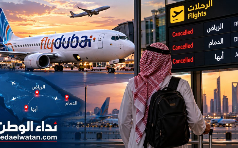 فلاي دبي تمدد إلغاء رحلات الرياض والدمام وأبها حتى 29 أكتوبر.. ماذا يفعل المسافرون؟