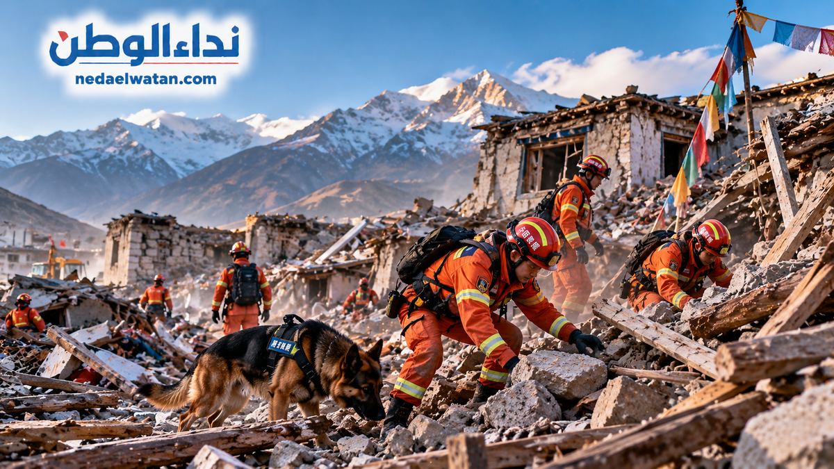 زلزال بقوة 7 درجات يضرب التبت في الصين.. 16 قتيلًا ومئات المنازل المنهارة وسباق لإنقاذ العالقين
