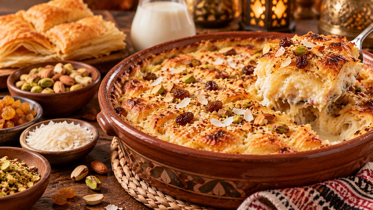 طريقة عمل أم علي المصرية في الفرن.. سر الوجه الذهبي والطعم الكريمي مثل المحلات