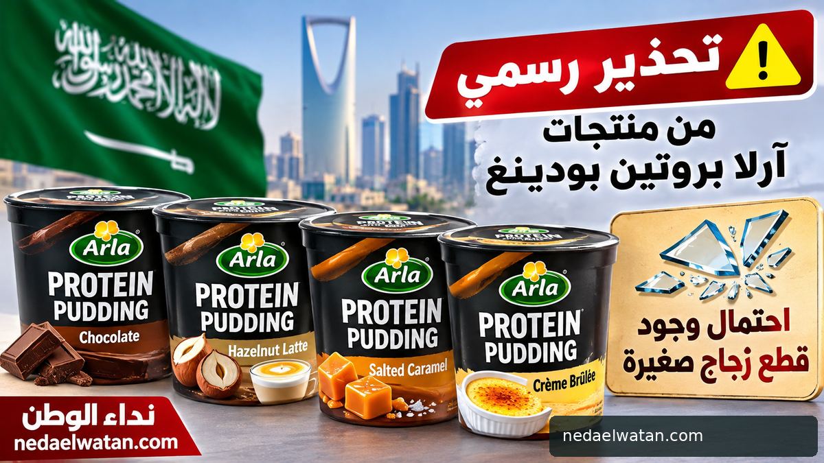 السعودية تحذر من منتجات آرلا بروتين بودينغ لاحتمال وجود قطع زجاج.. وسحب 11 تشغيلة